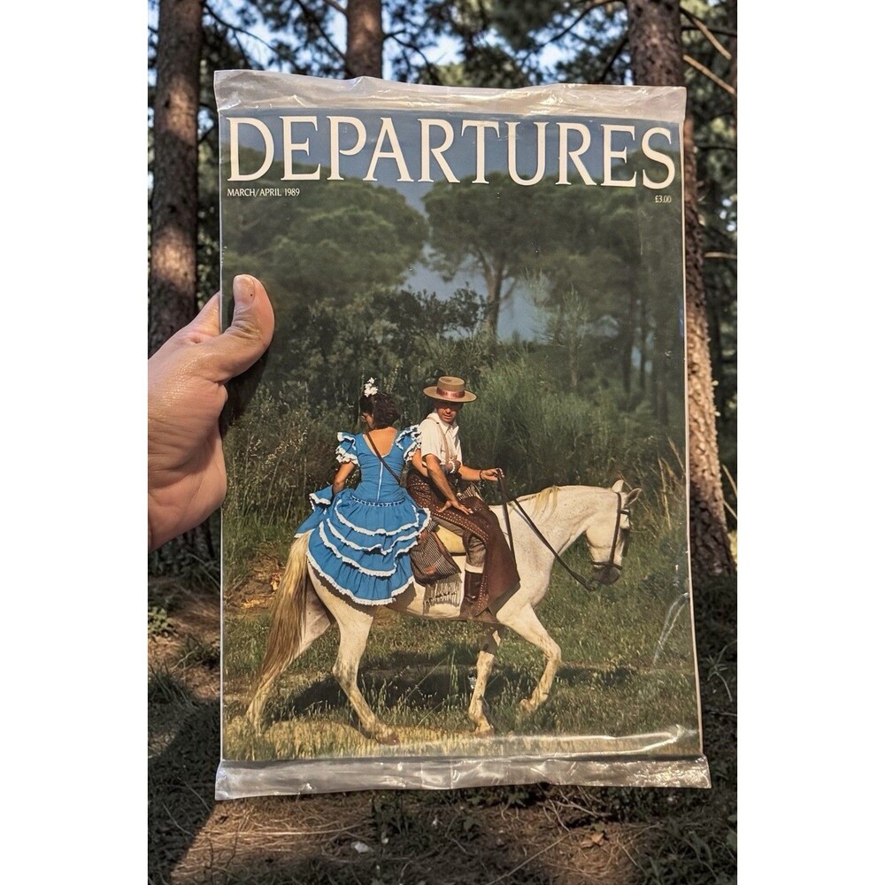 VTG March/ April 1989 Departures Magazines AMEX American Express Platinum NEW